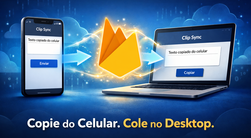 Copy-Cola entre dispositivos e entre pessoas usando Firebase